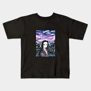 Purple Girl Kids T-Shirt